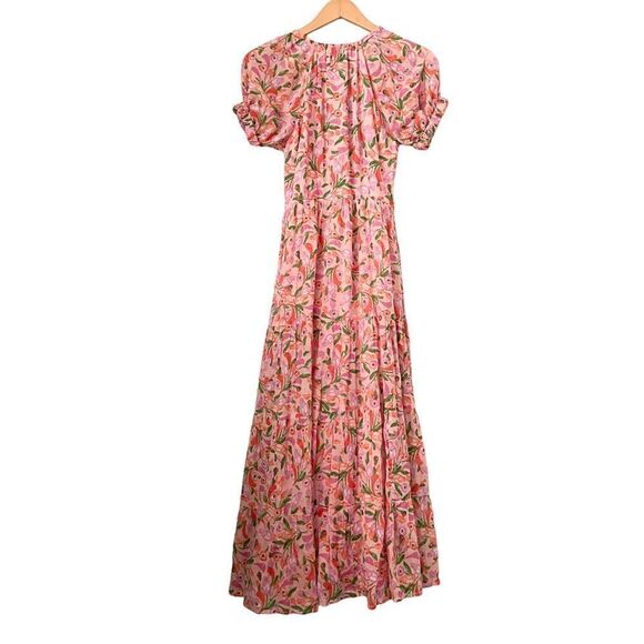 Banjanan Norma Mini Bloom Rose Midi Dress in Size Small - Picture 6 of 14